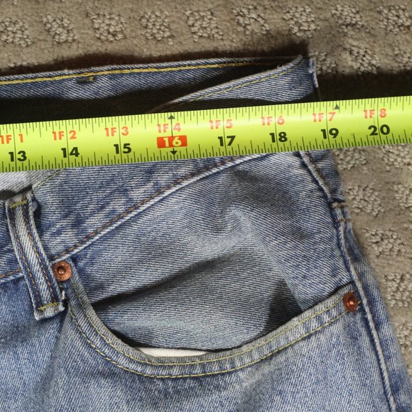 Levi's 550 38x32 Relaxed Fit Tapered Leg Blue Jeans - Picture 5 of 7